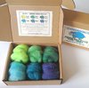 Blues and Greens Colour Pallete Texal Wool 6 X 15g