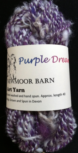 Purple Dream Mohair Art Yarn