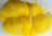 Greyface dartmoorCarded Wool Yellow