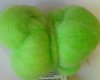 Texal Bright Green Carded Wool 50g