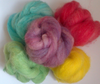 Ryeland Carded Wool 50g Mixed Colours