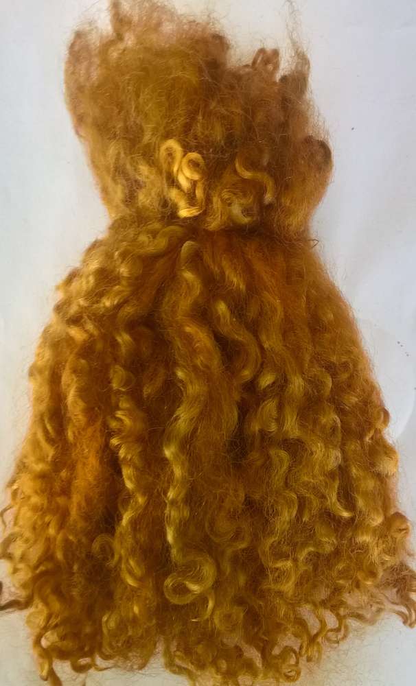 Teeswater Doll Wig Copper Brown 
