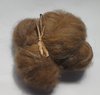 Alpaca Huacaya Carded Wool Undyed Brown 50g
