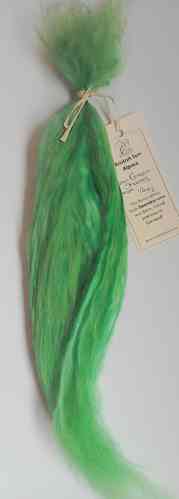 Suri Alpaca for Reborns and Doll making Green Shades