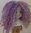 Wensleydale Purple Shades Doll Wig