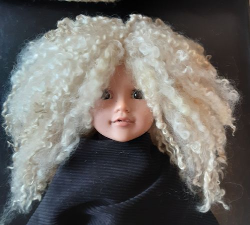 12 inch wensleydale doll wig