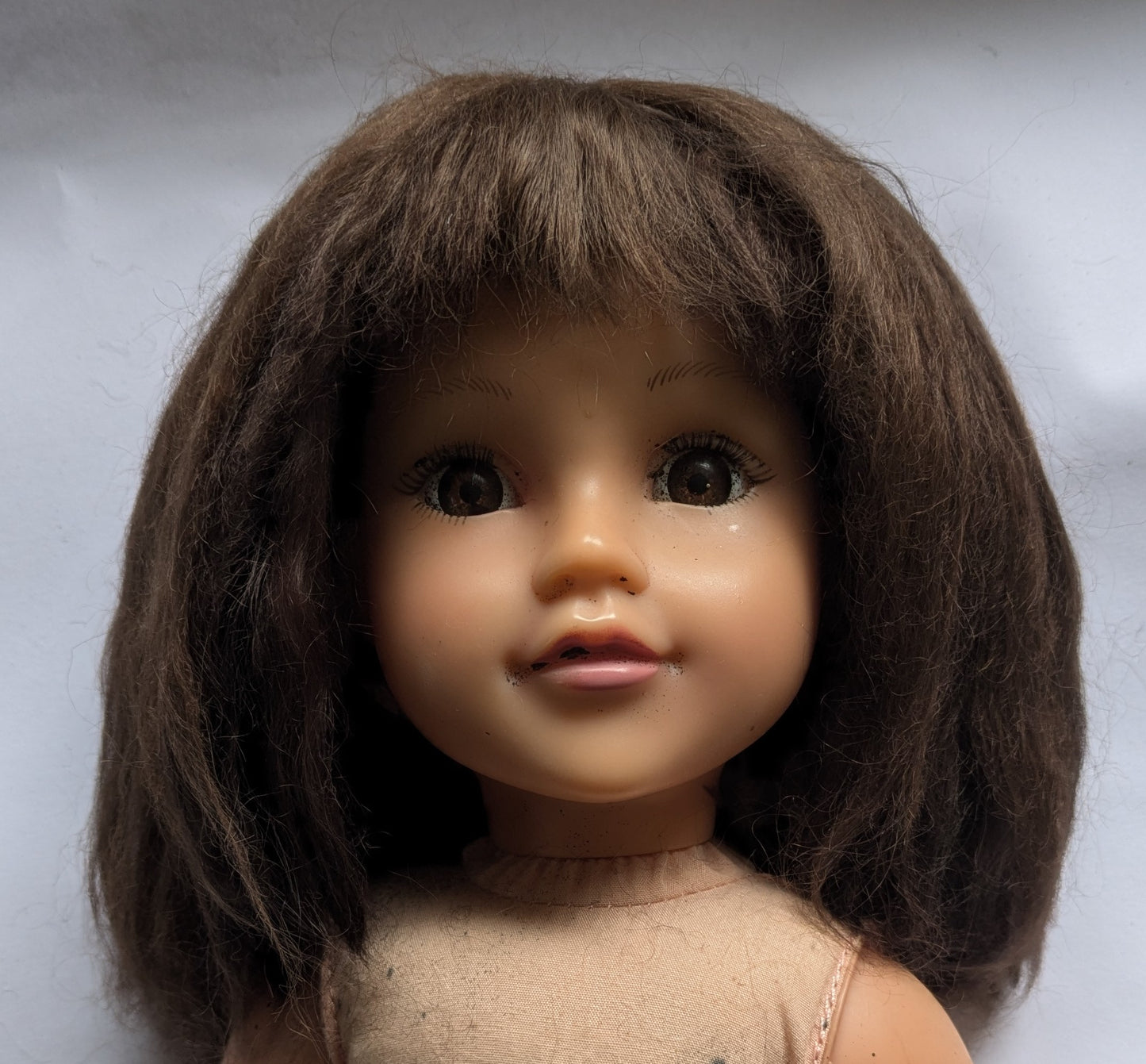 Auburn Suri Alpaca Bob Style Doll Wig