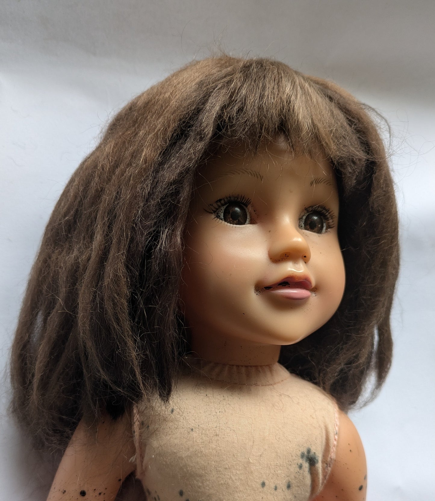 Auburn Suri Alpaca Bob Style Doll Wig