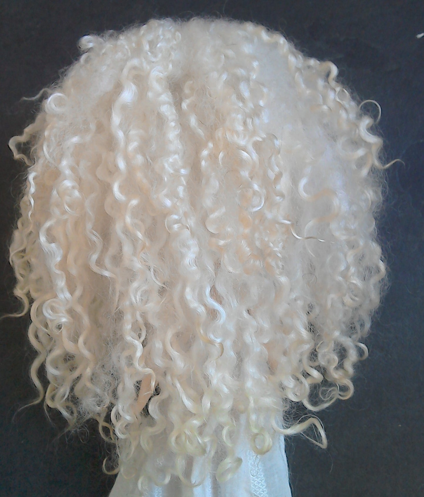 Teeswater Undyed Doll Wig