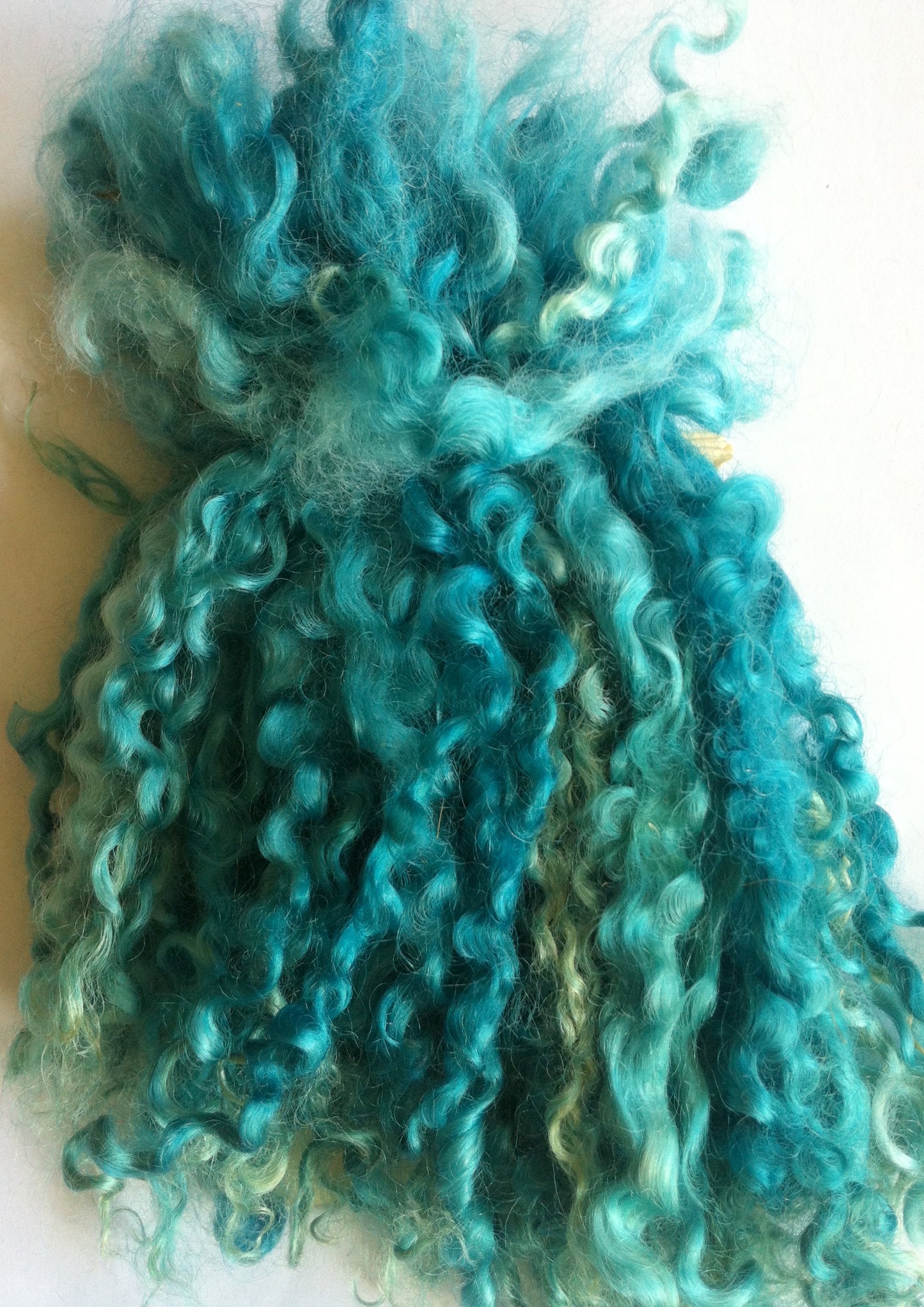Teeswater Locks in Teal