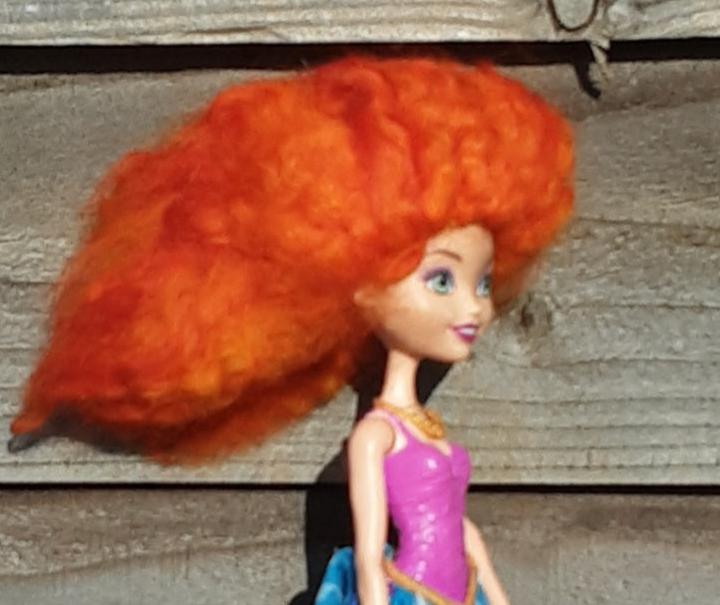 Orange 'Troll' wig