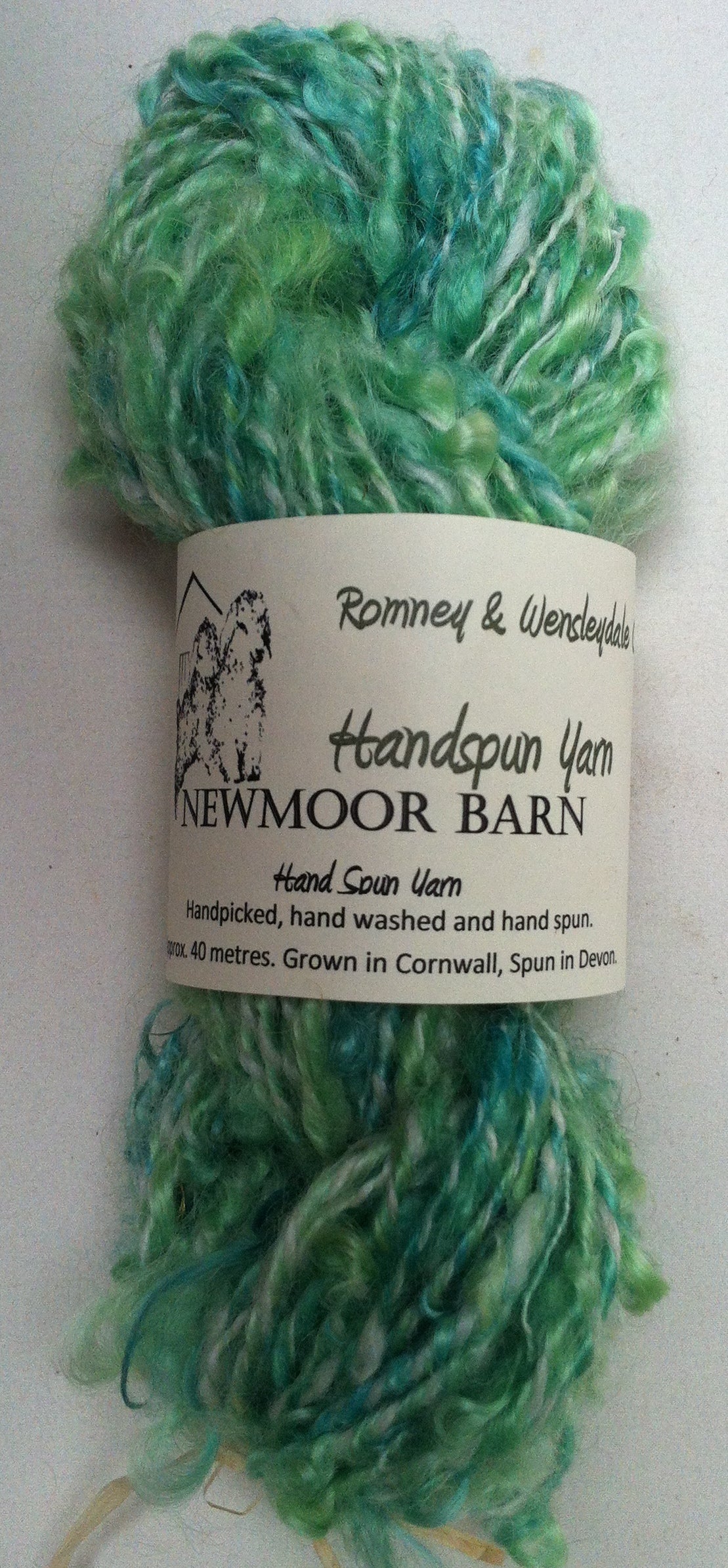 Wensleydale Greens Hand spun yarn