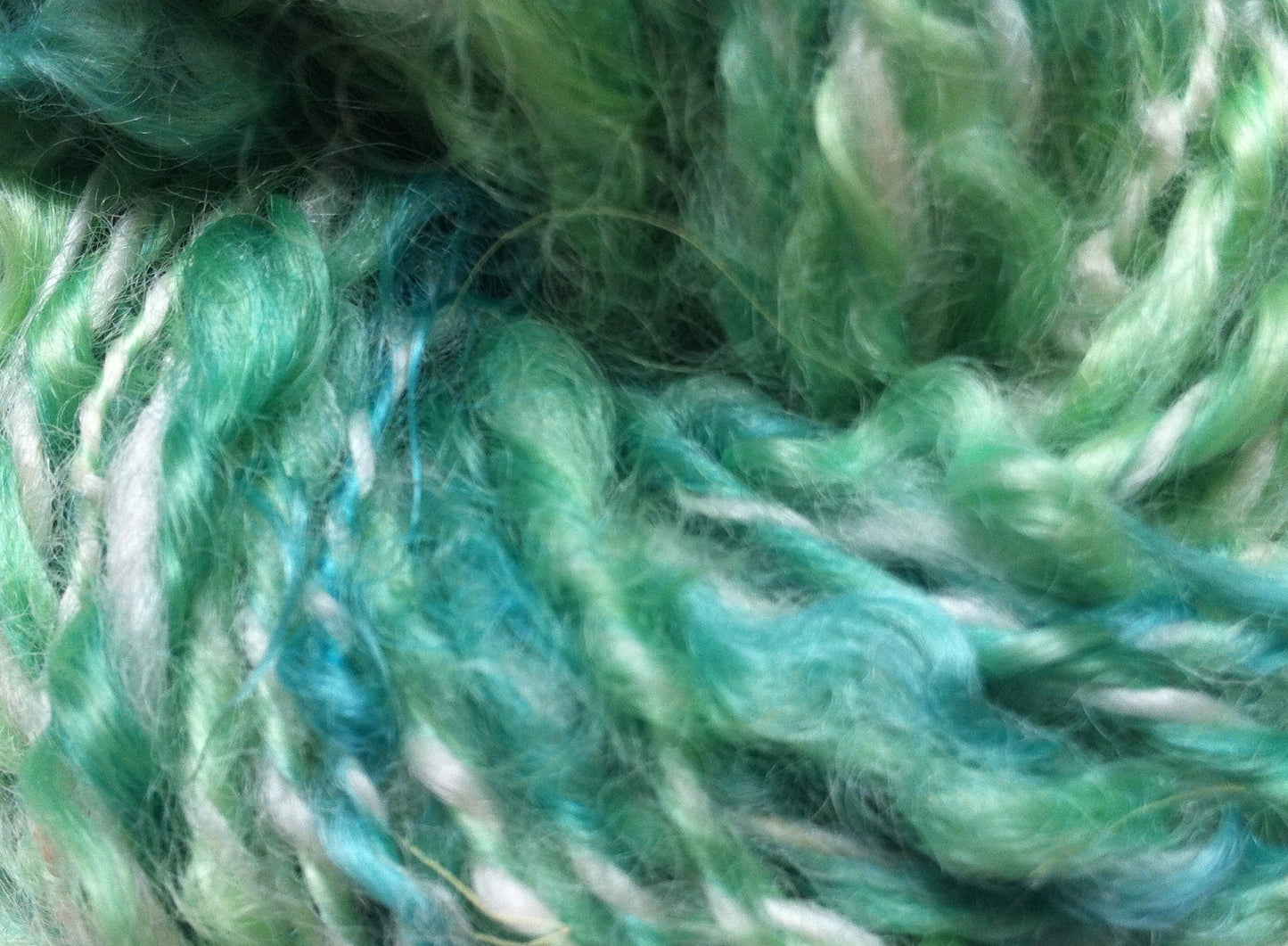 Wensleydale Greens Hand spun yarn