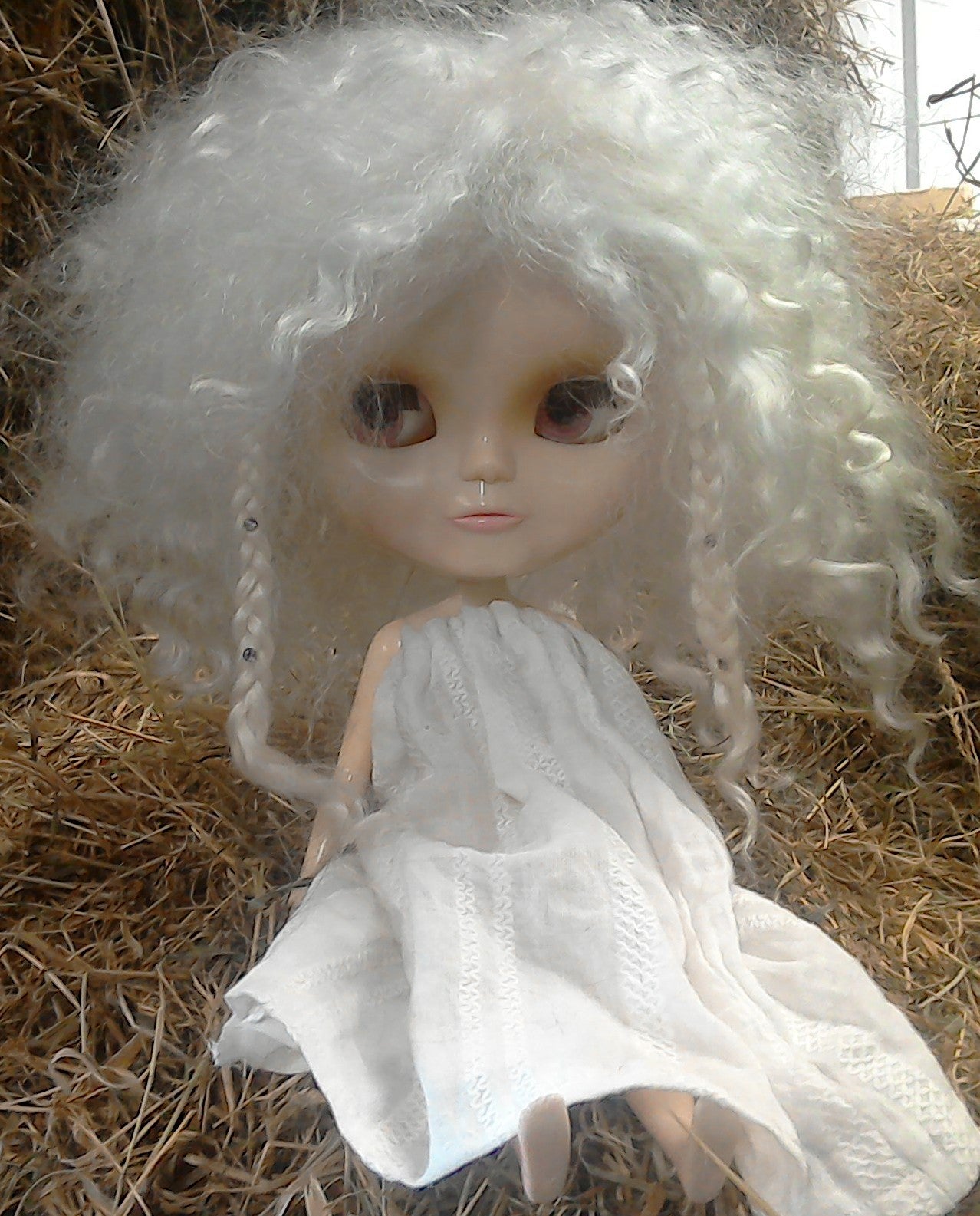 Mohair Winter Princess Doll Wig