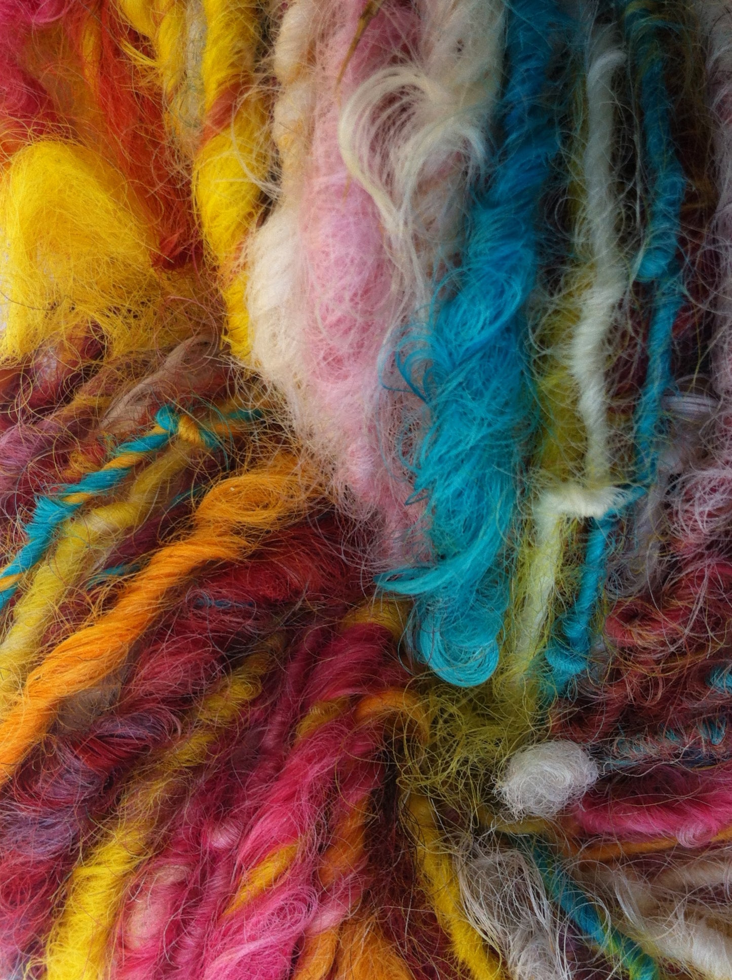 Brights Wensleydale Single Ply hand spun yarn