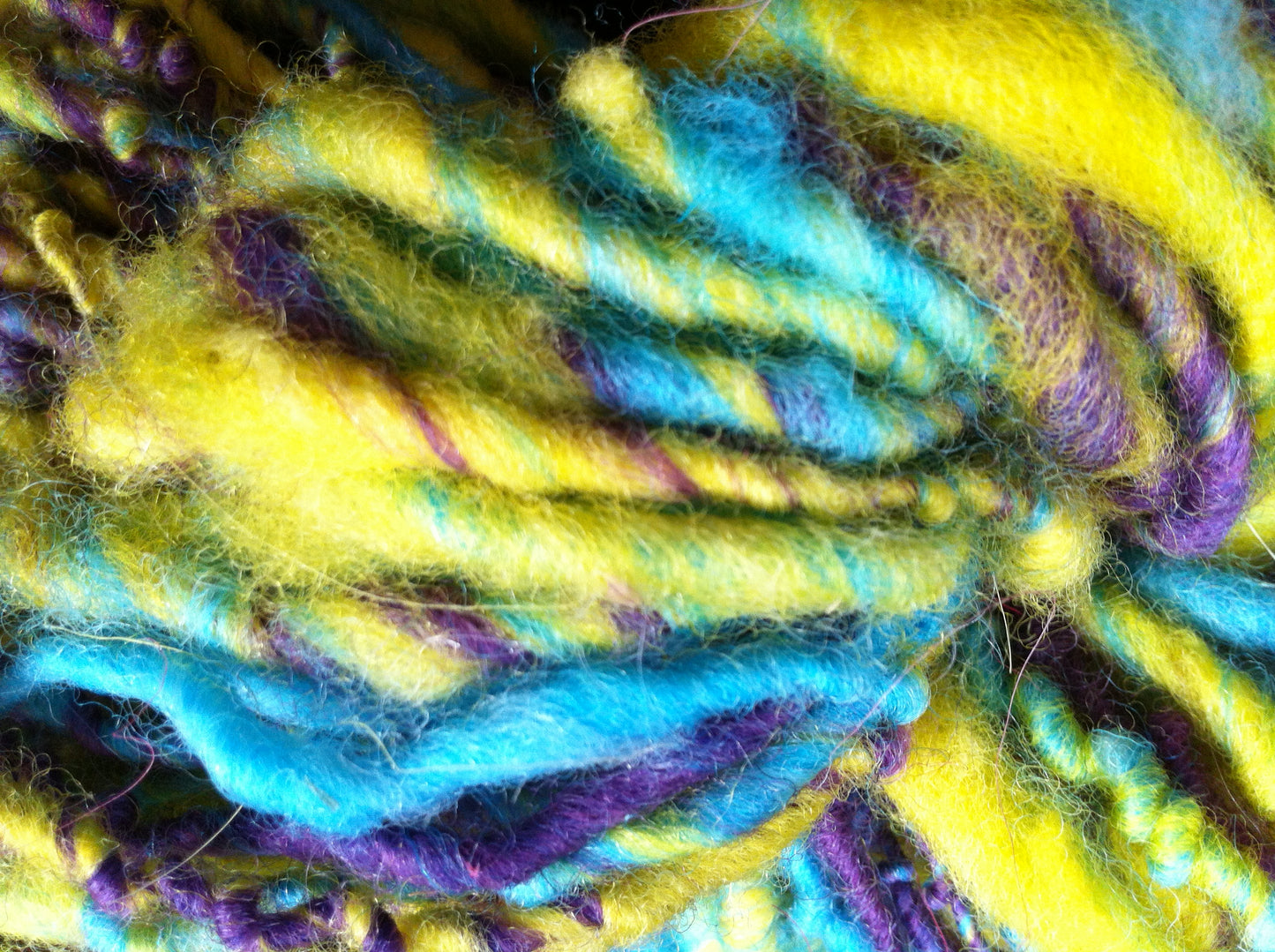 Marine Landscape Hand spun yarn