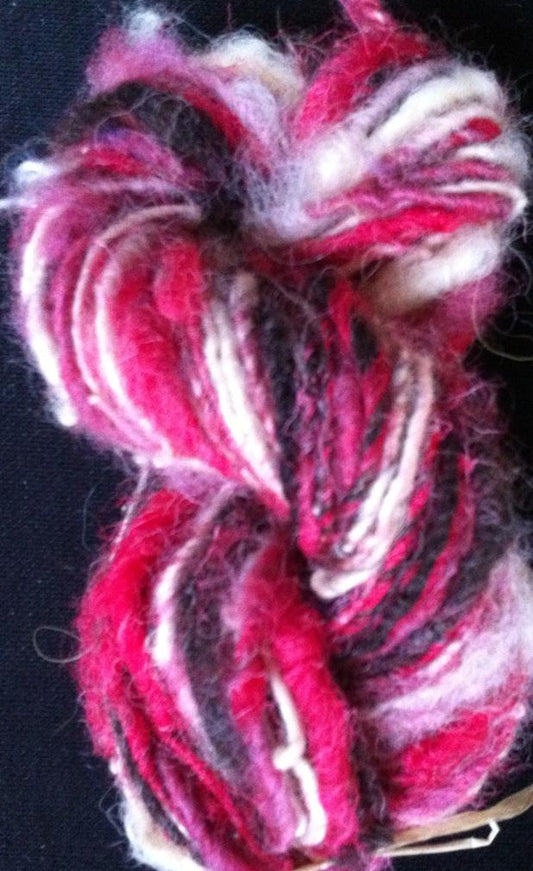 Sunset Landscape Hand spun yarn