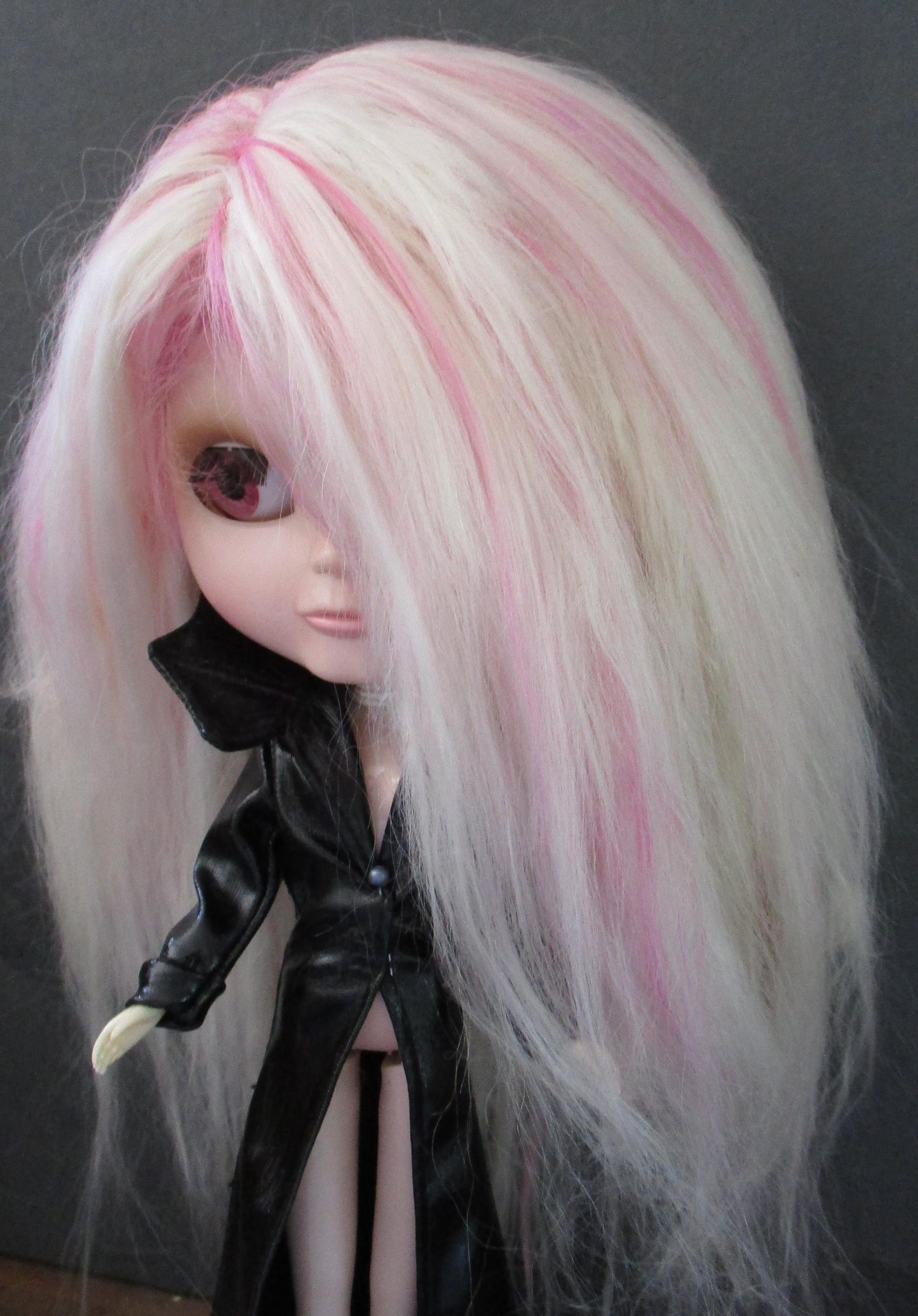 Pretty in Pink Suri Alpaca Doll Wig