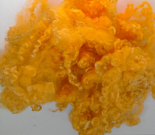 Teeswater Loose Fibre in Orange
