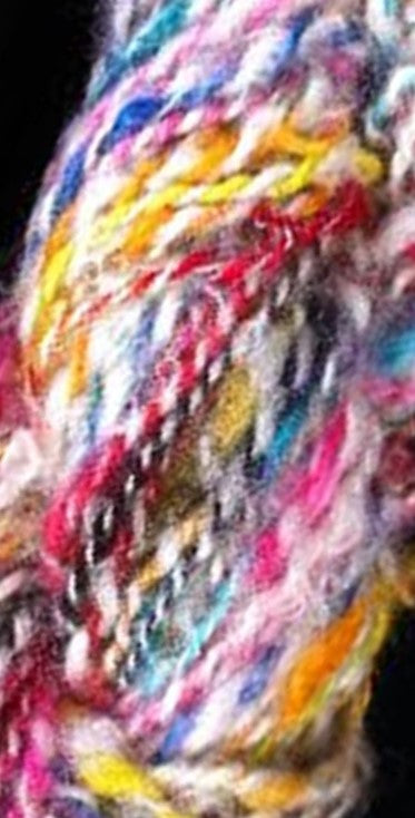 Roughly spun Mohair Brights Yarn