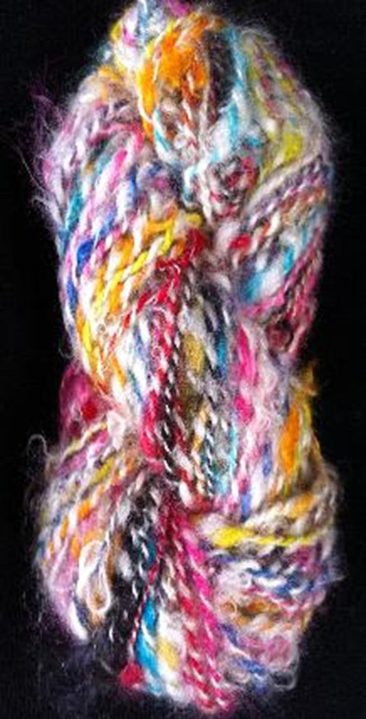 Roughly spun Mohair Brights Yarn