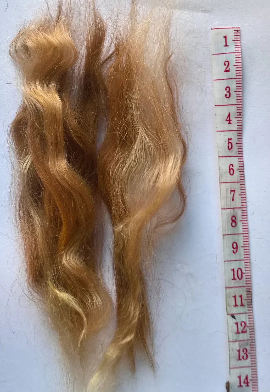 Loose Suri Alpaca in Light Auburn