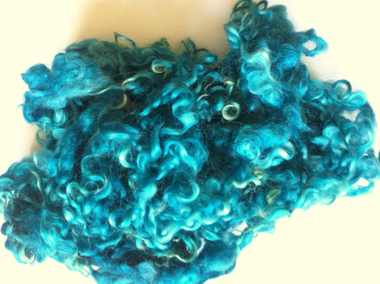 Teeswater Loose Fibre in Teal
