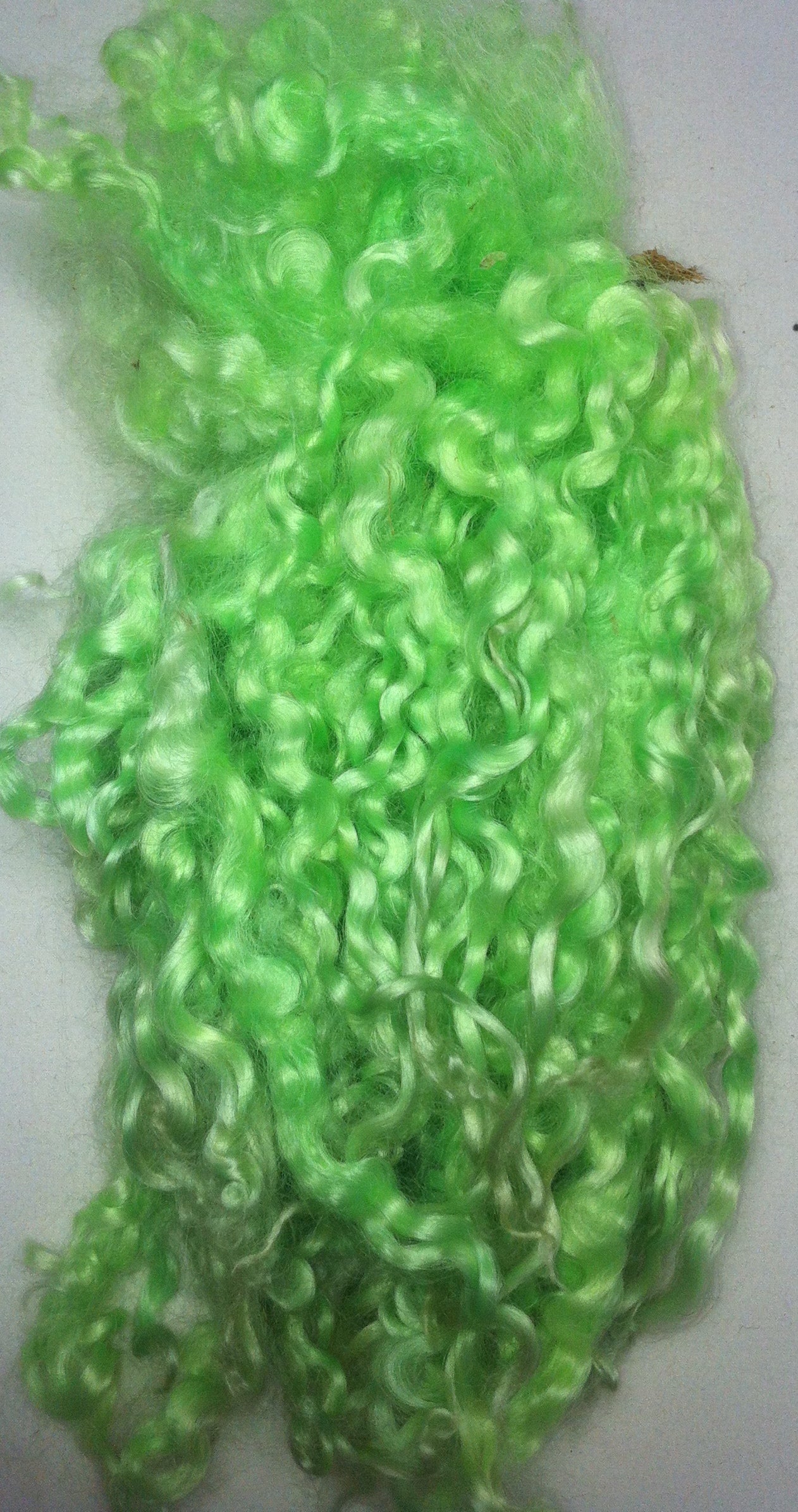 Teeswater Locks in Lime Green
