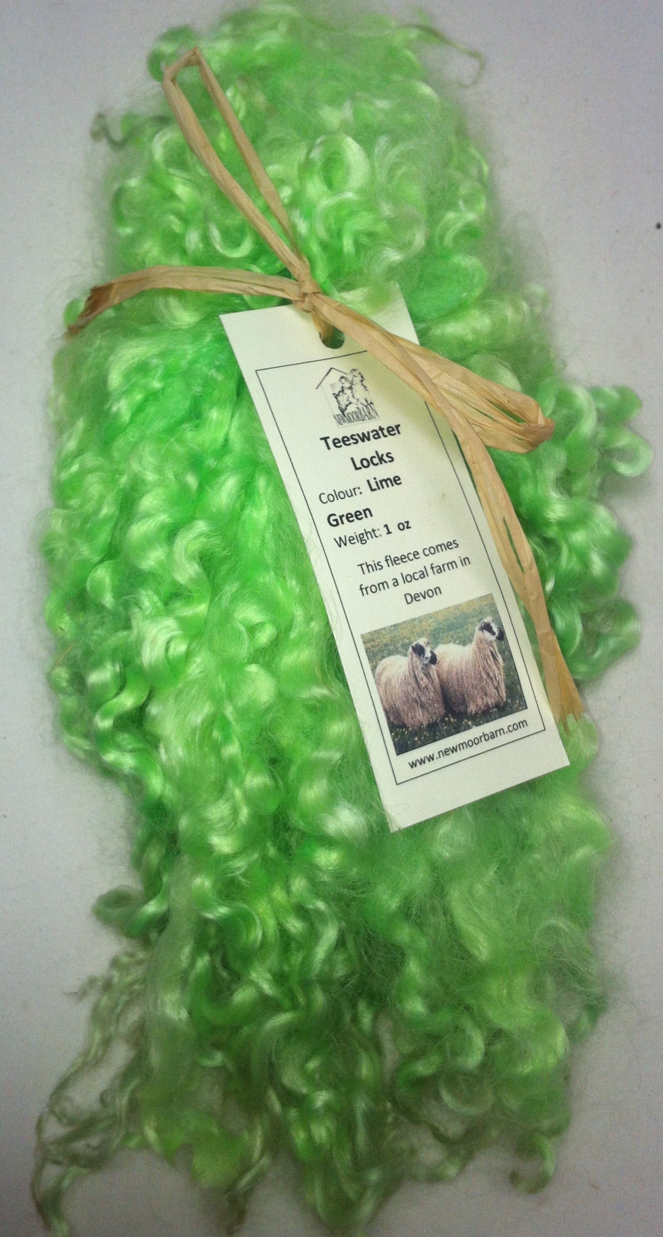 Teeswater Locks in Lime Green