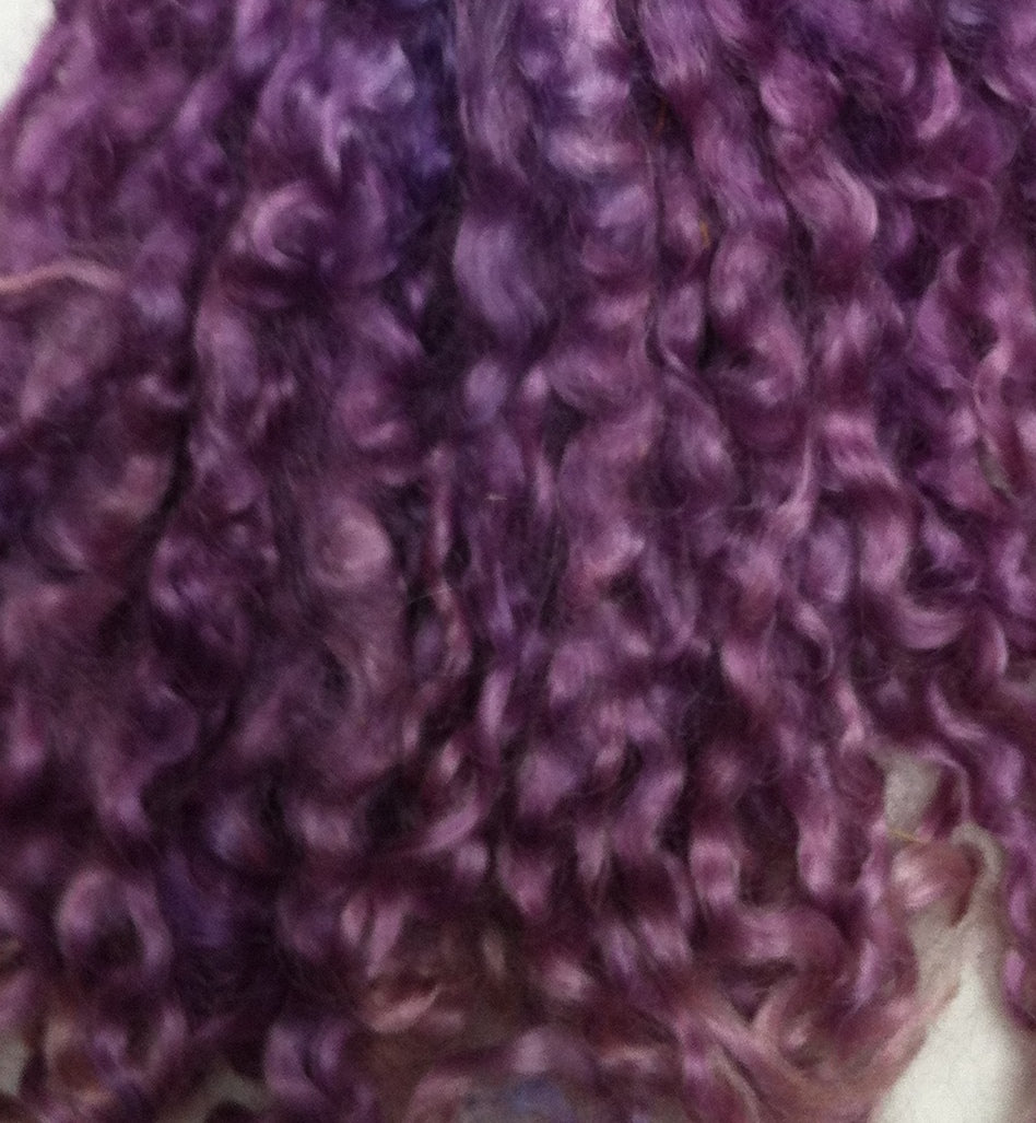 Teeswater Locks in Purple Shades