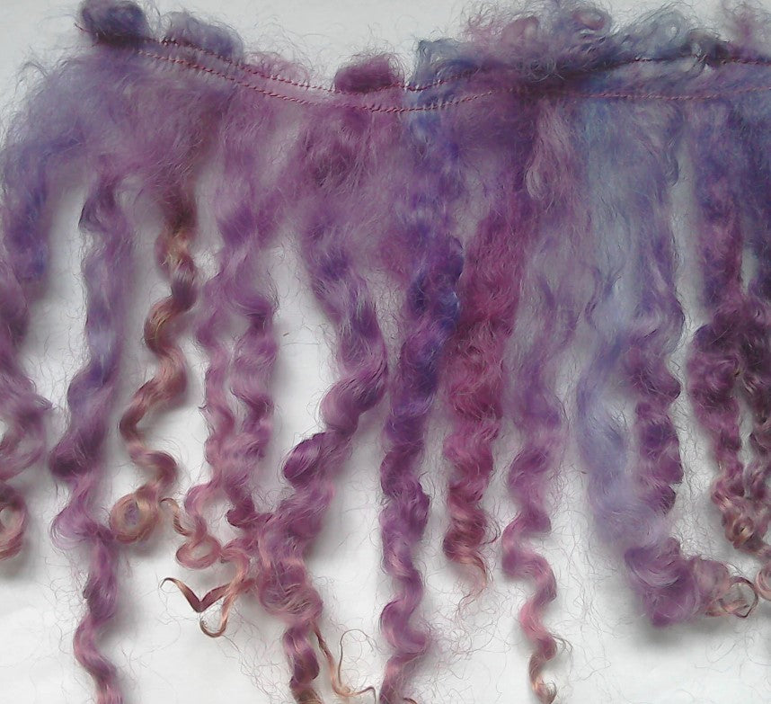 Teeswater Weft in Purple shades