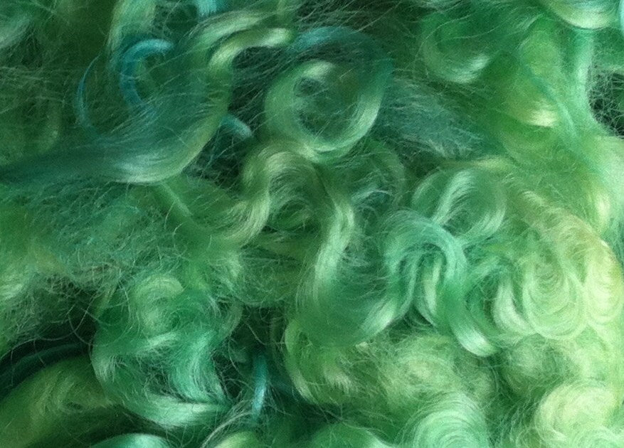 Teeswater Loose Fibre in Emerald