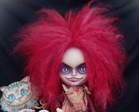 Mohair Wild Red Doll Wig