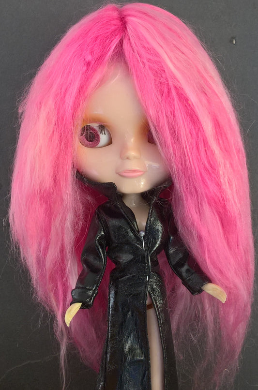 Pinks Suri Alpaca Doll Wig
