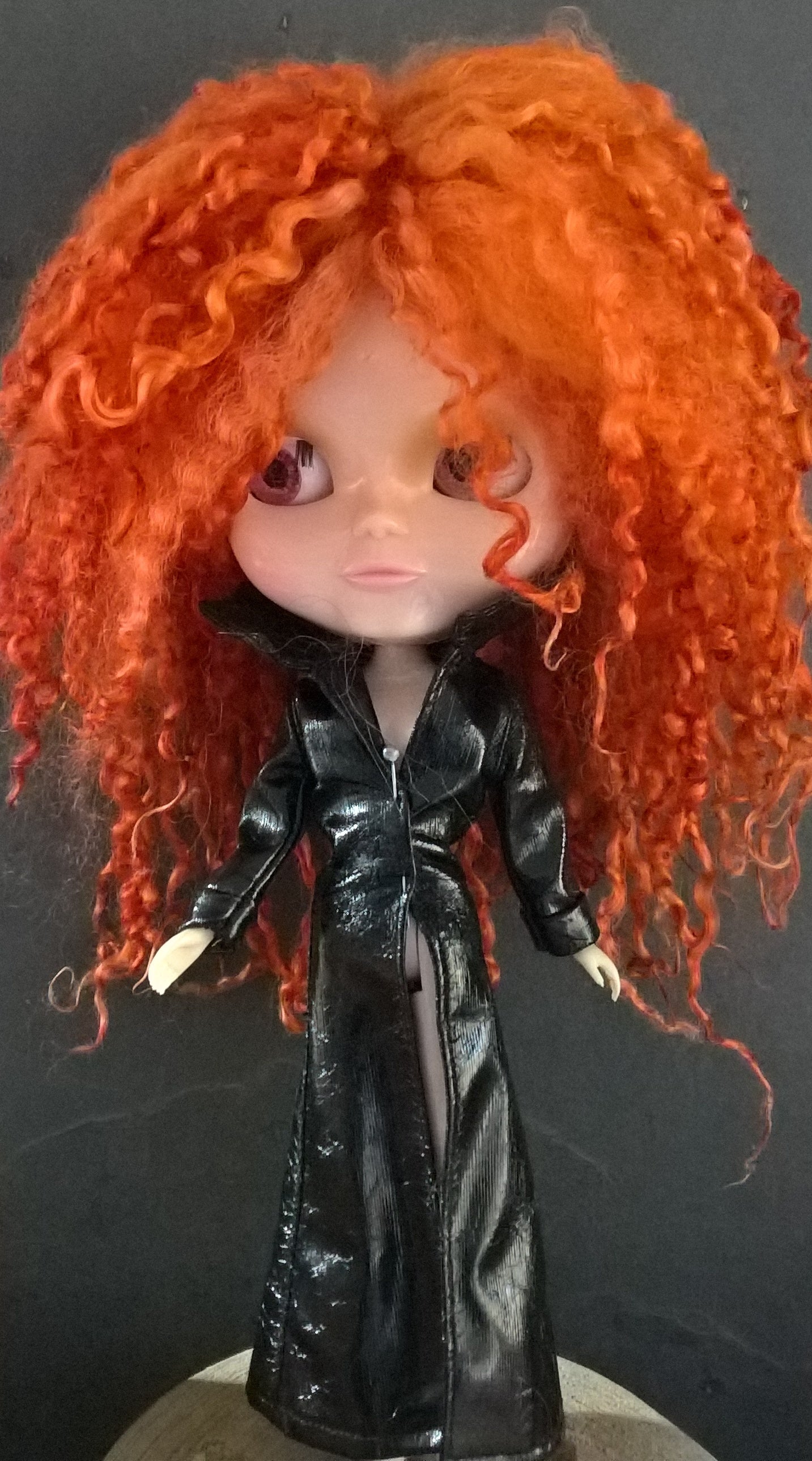 Teeswater Burnt Orange Doll Wig