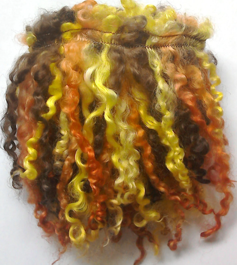 Teeswater Weft in Chocolate orange