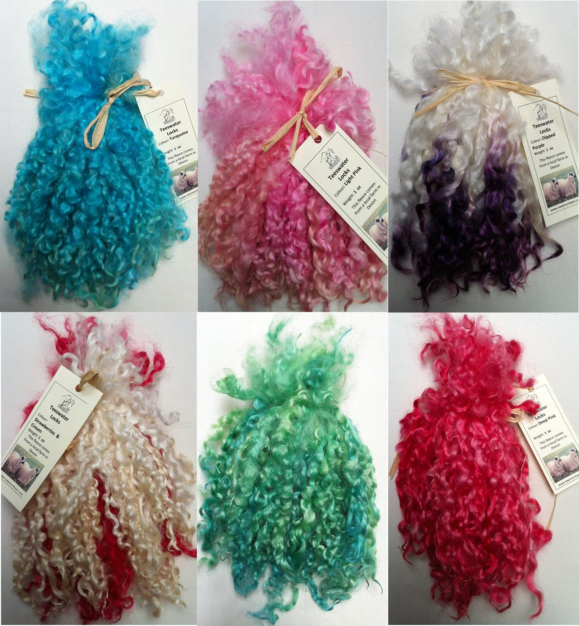 Teeswater and Wensleydale Locks Doll Hair