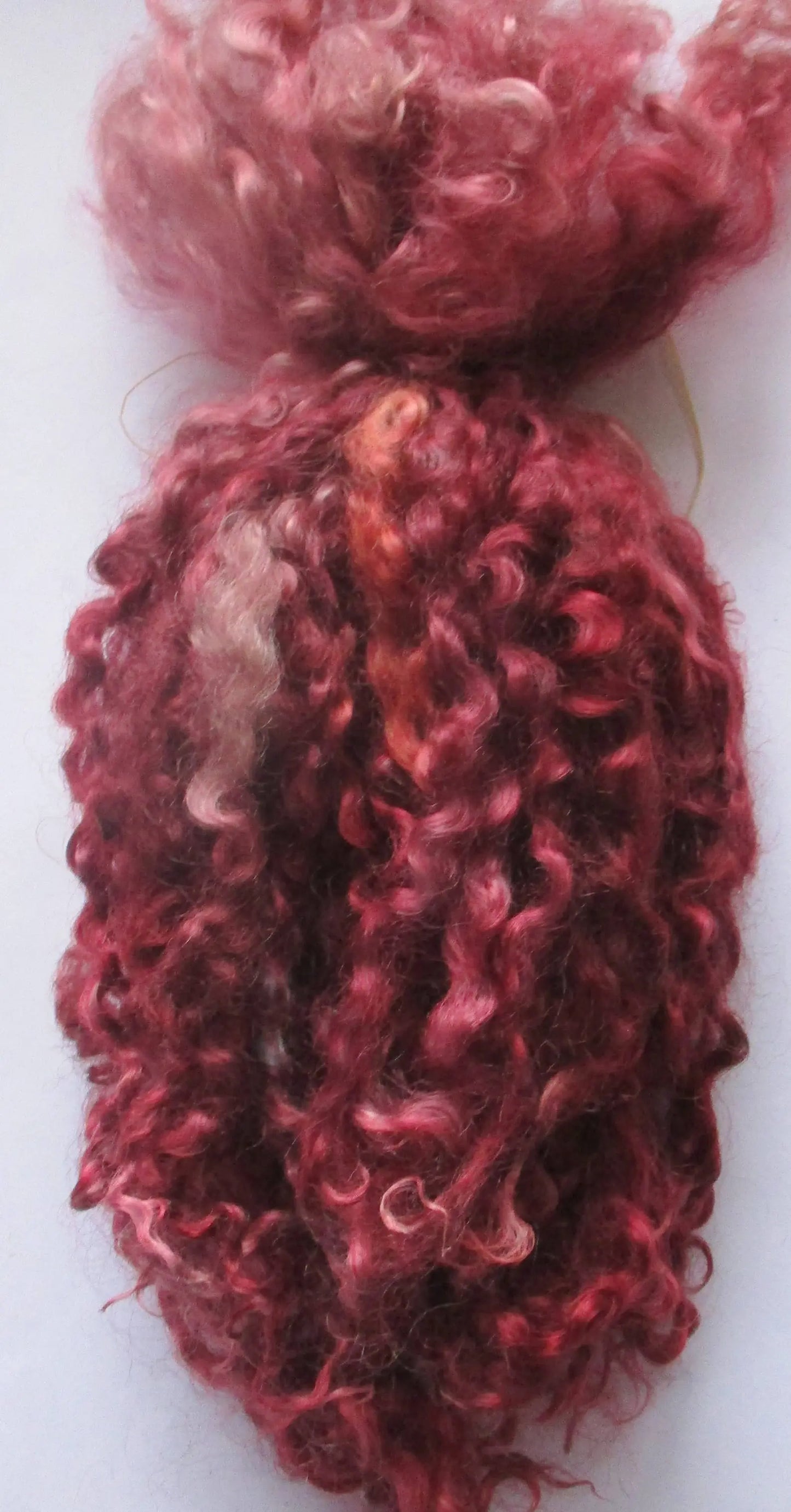 Teeswater Locks in Raspberry