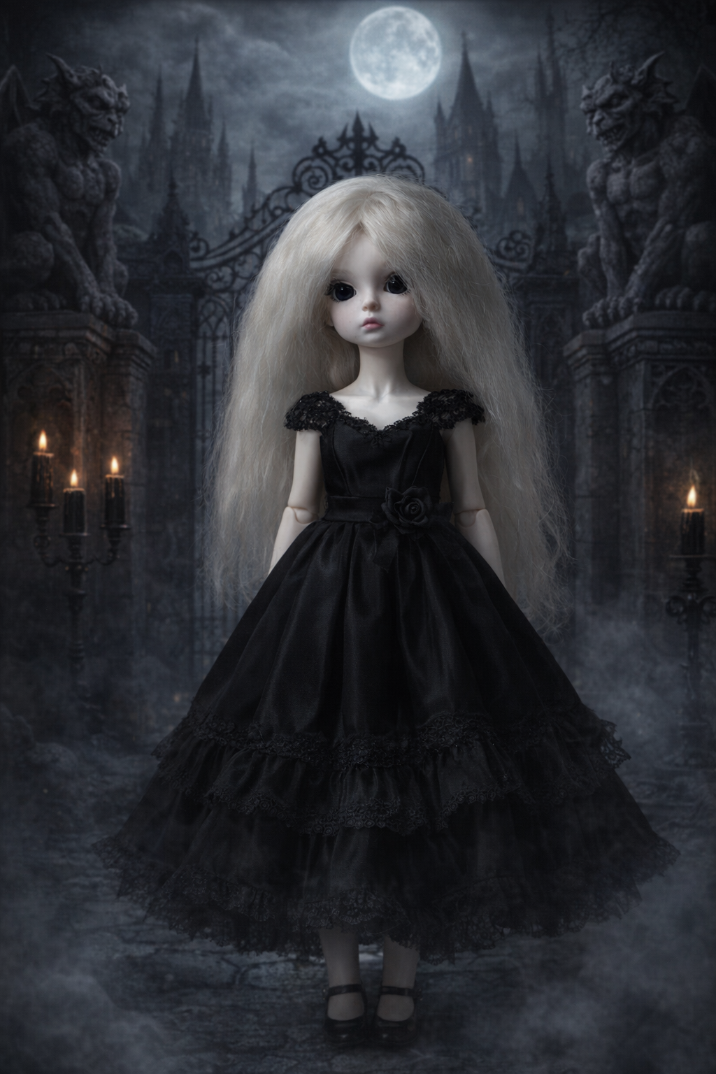7 inch Ivory Suri Doll Wig