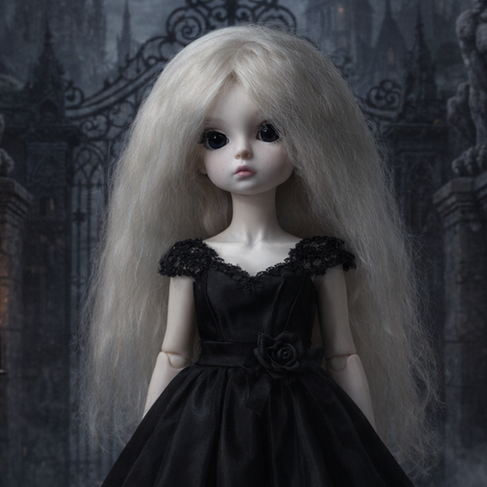 7 inch Ivory Suri Doll Wig