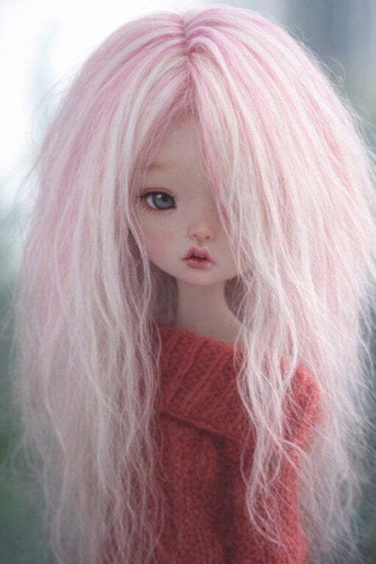 Pretty in Pink Suri Alpaca Doll Wig