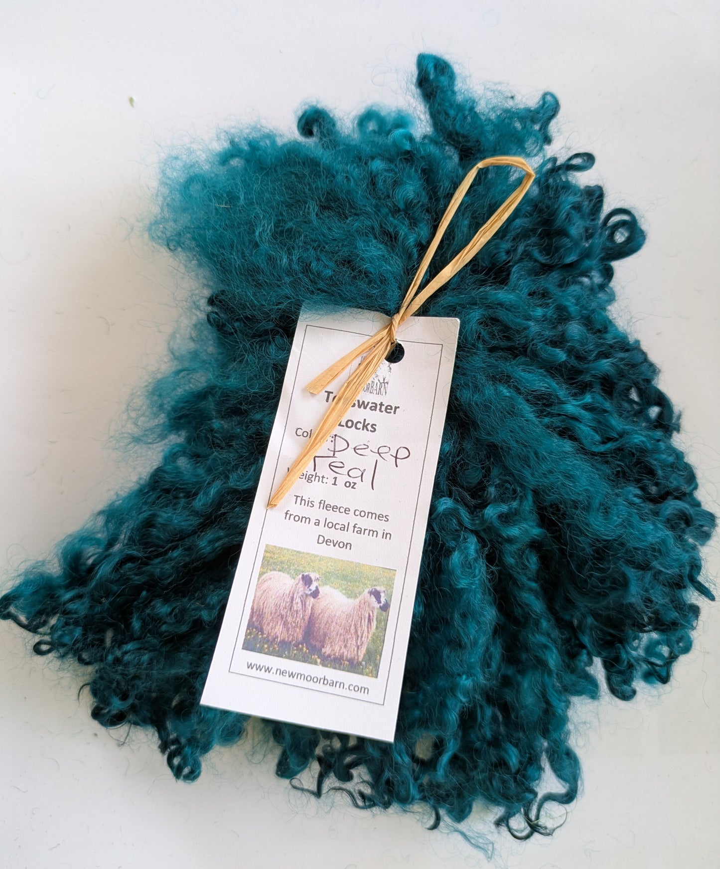 Teeswater Locks in Deep Teal