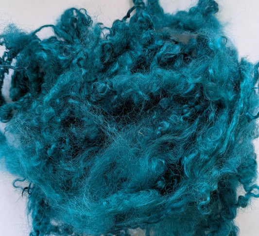 Teeswater Loose Fibre in Deep Teal