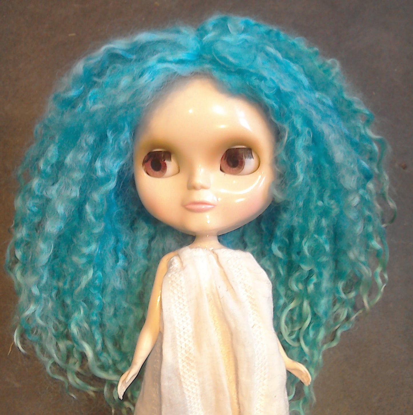 Teeswater Ultramarine Doll Wig