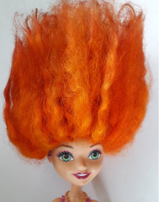 Orange 'Troll' wig